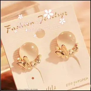 Silver White Bottom Flower Sapphire Earrings for Women — feature 9