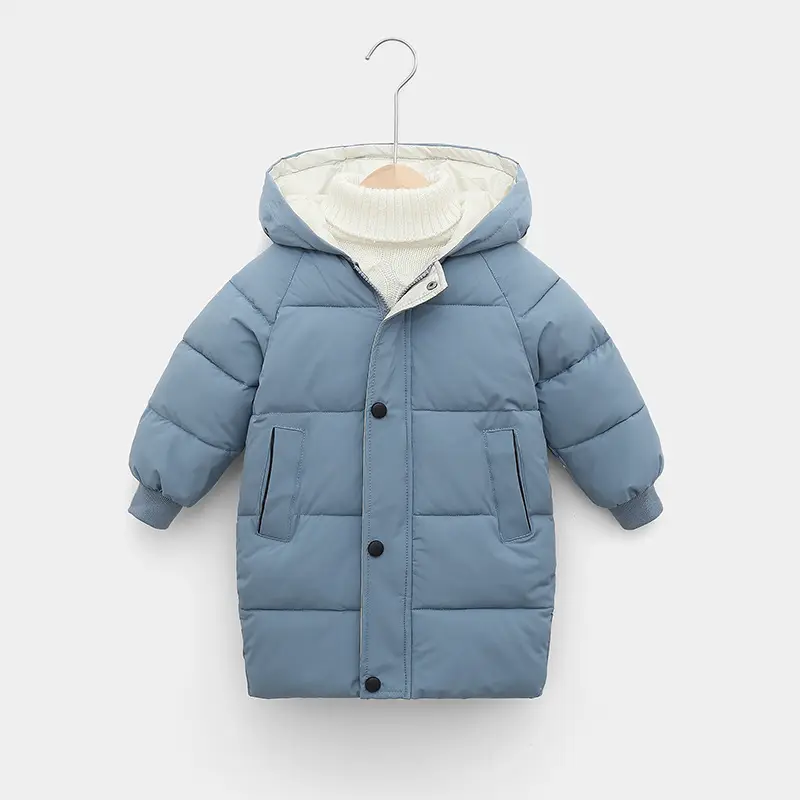 Kids Red Hooded Puffer Jacket 2025 Winter - Image 4