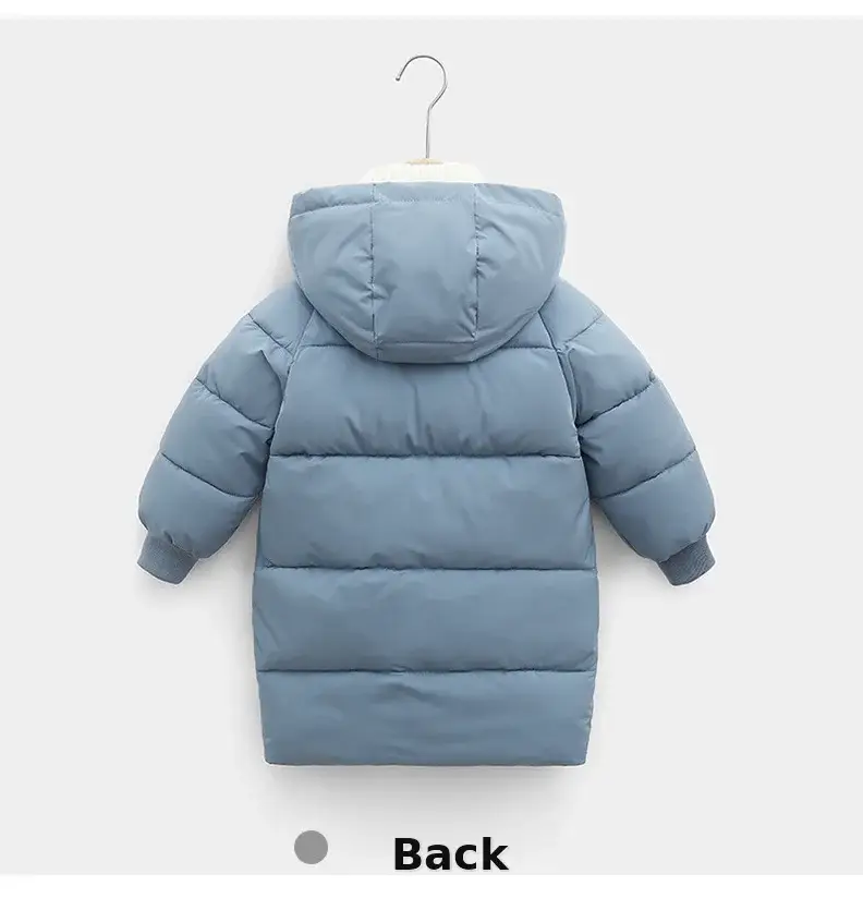 Kids Red Hooded Puffer Jacket 2025 Winter — feature 11