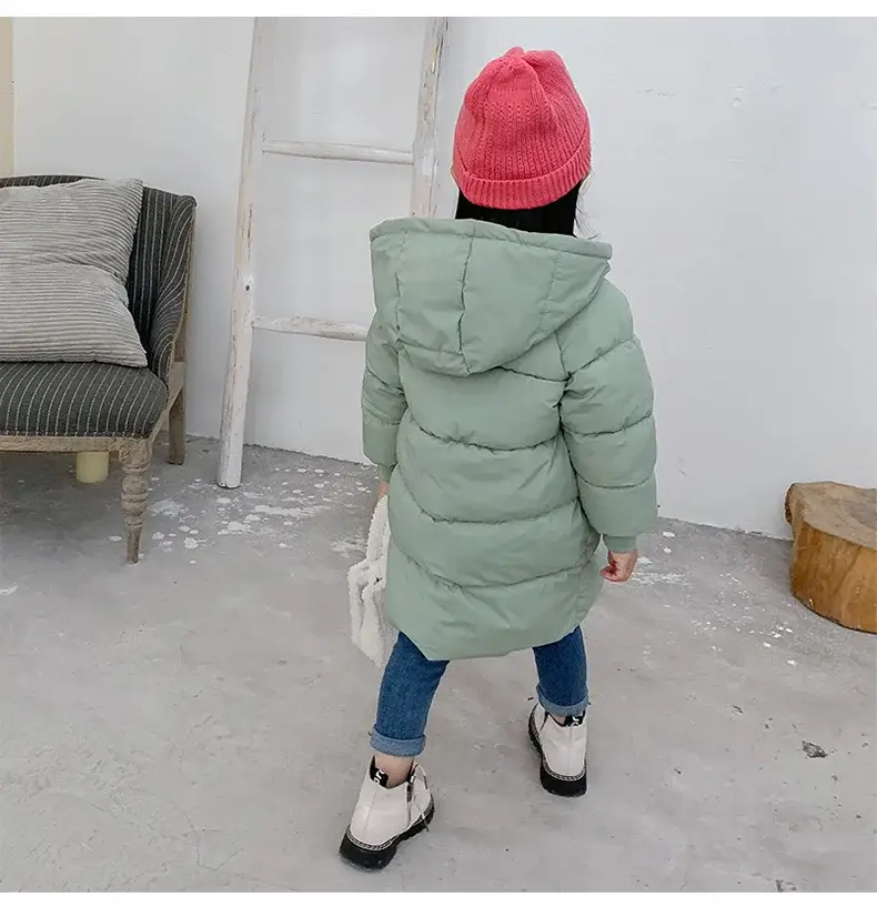 Kids Red Hooded Puffer Jacket 2025 Winter — feature 21