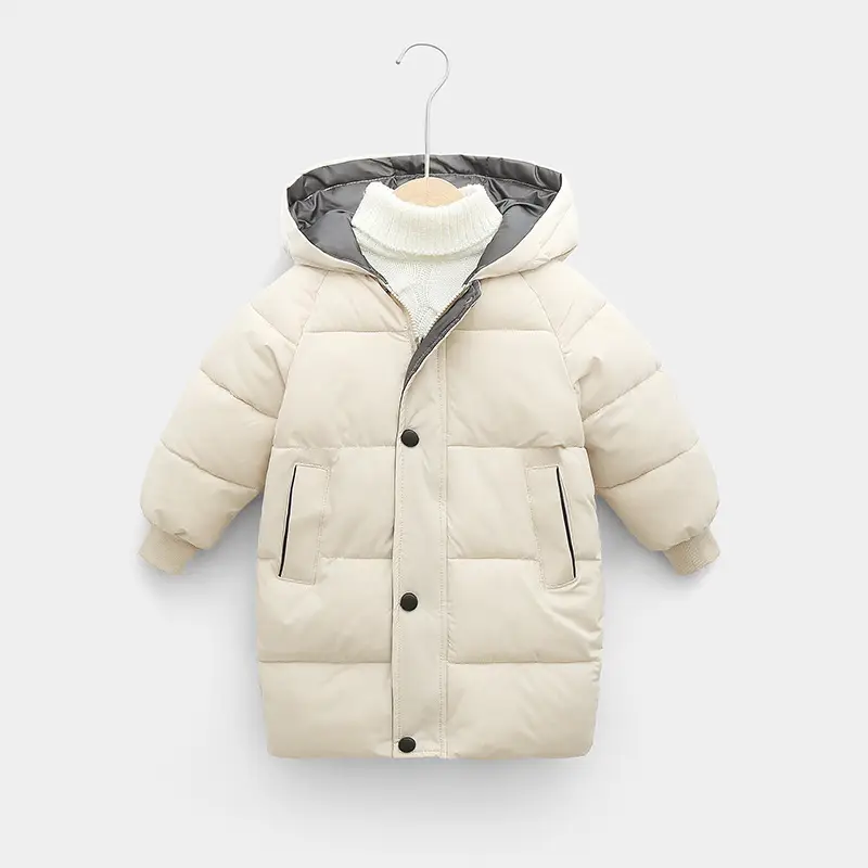 Kids Red Hooded Puffer Jacket 2025 Winter - Image 2