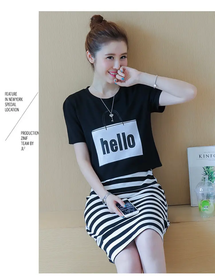 2026 Summer Korean Style Striped Dress for Women — feature 11