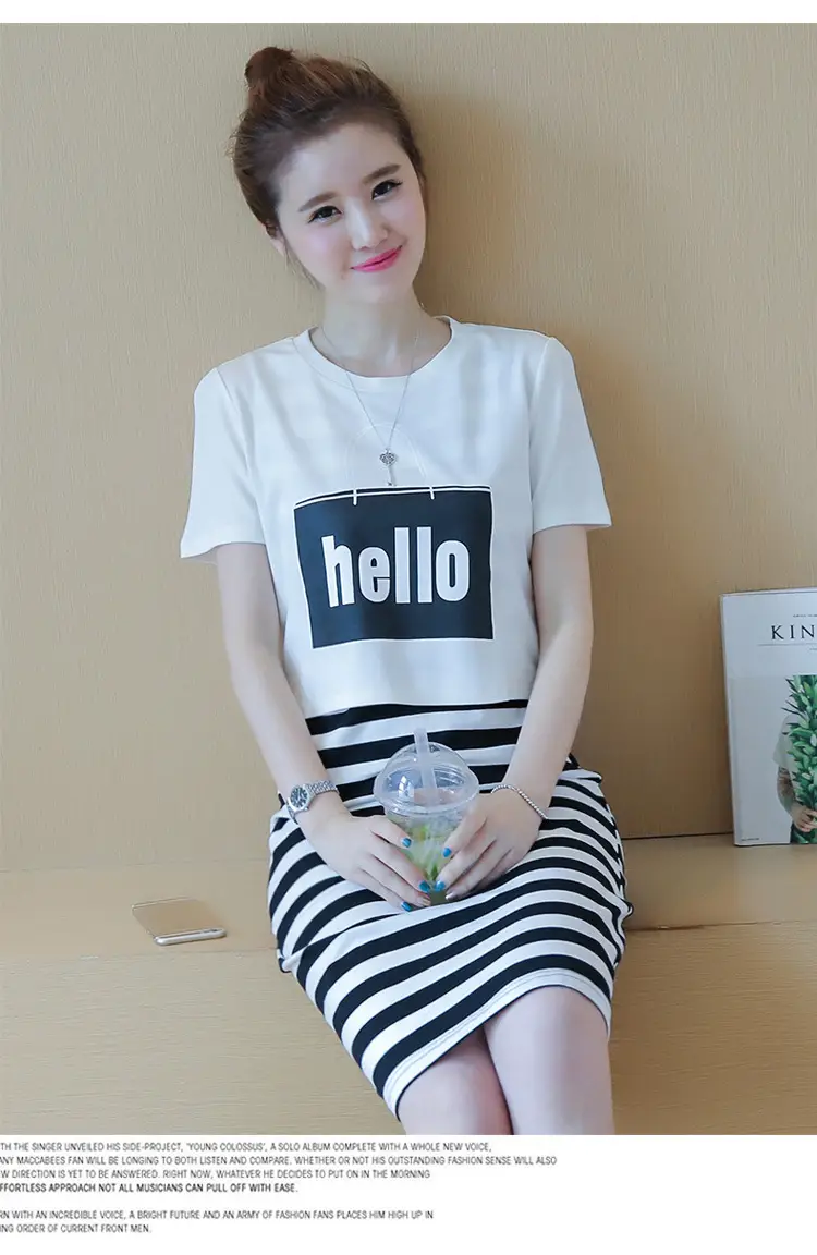 2026 Summer Korean Style Striped Dress for Women — feature 19