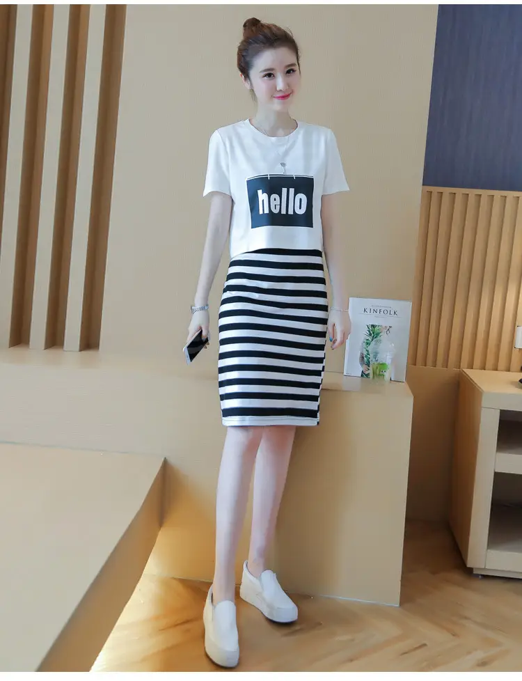 2026 Summer Korean Style Striped Dress for Women — feature 22