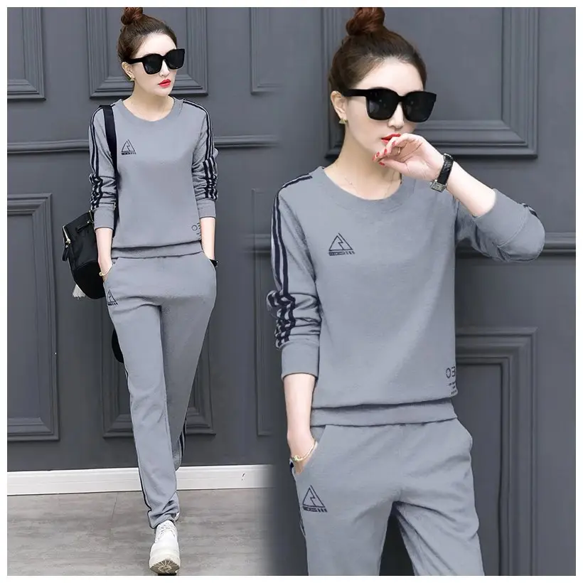 2026 Red Korean Style Plus Size Running Suit Set - Image 8