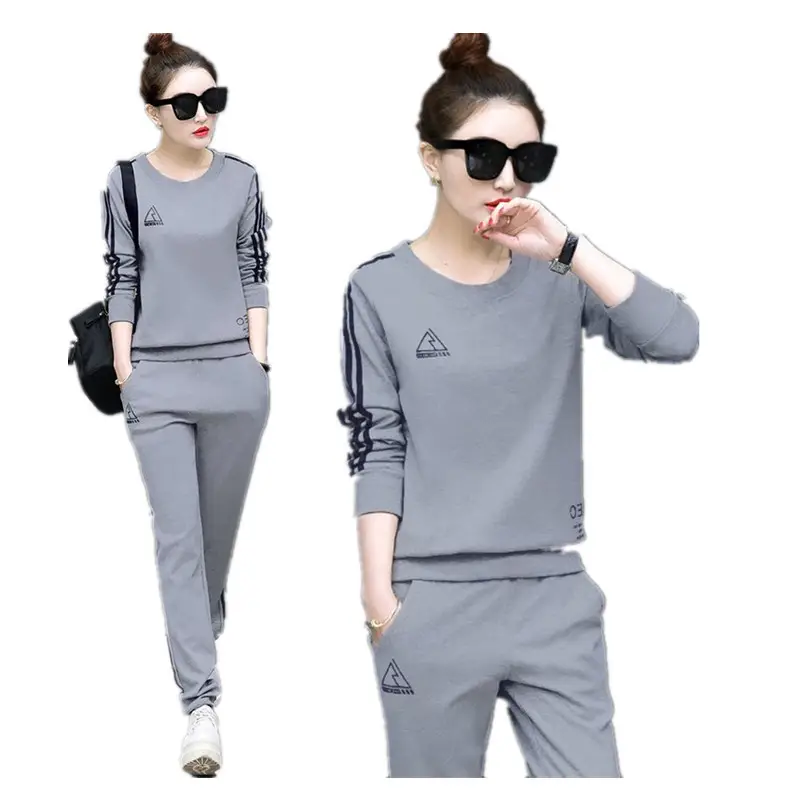 2026 Red Korean Style Plus Size Running Suit Set - Image 9