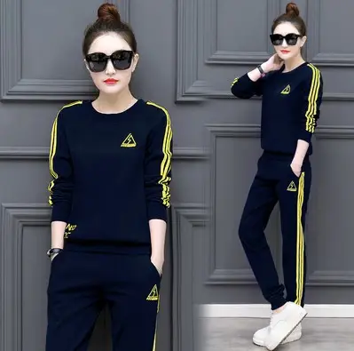 2026 Red Korean Style Plus Size Running Suit Set - Image 4