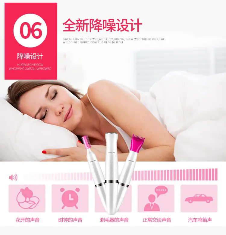 Three-in-One Electric Hair Removal Shaver for Women — feature 12