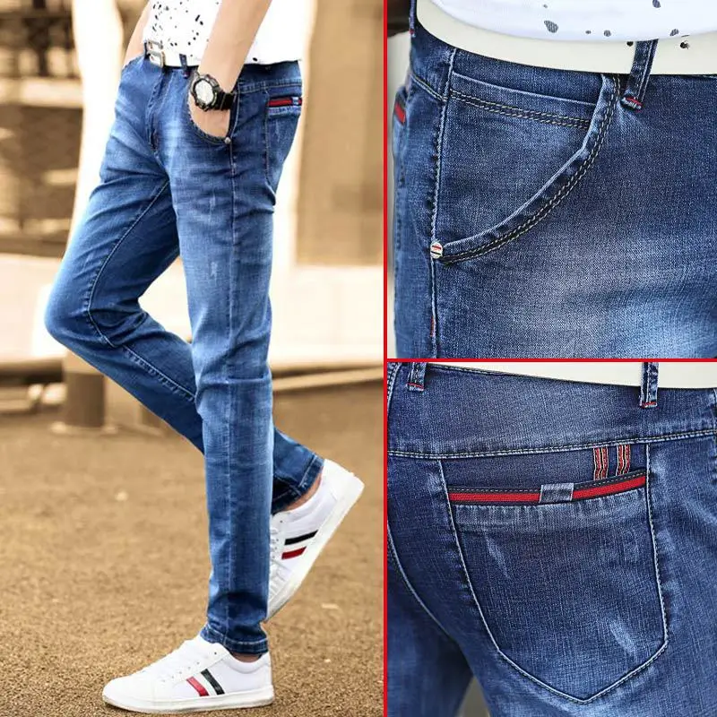 Men's Slim Fit Jeans Spring Autumn 2025 New - Image 8