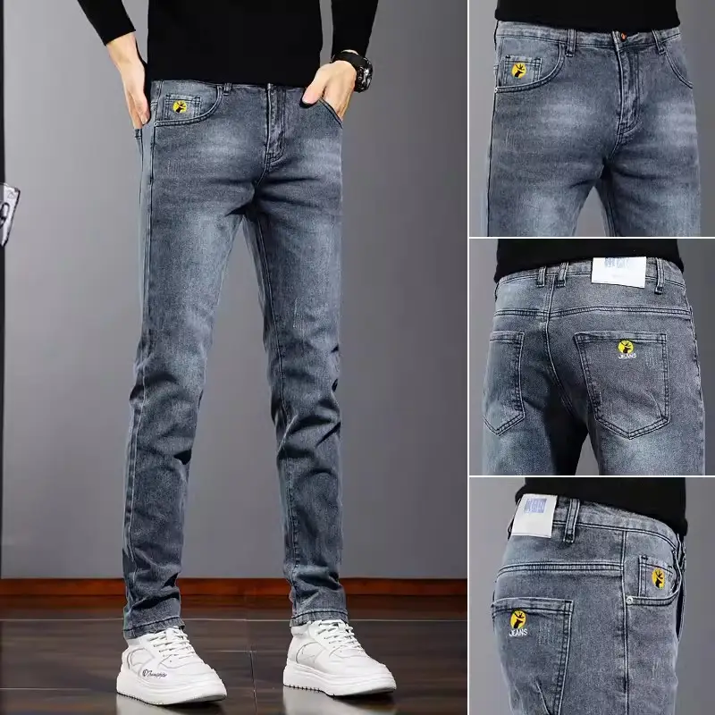 Men's Slim Fit Jeans Spring Autumn 2025 New - Image 2