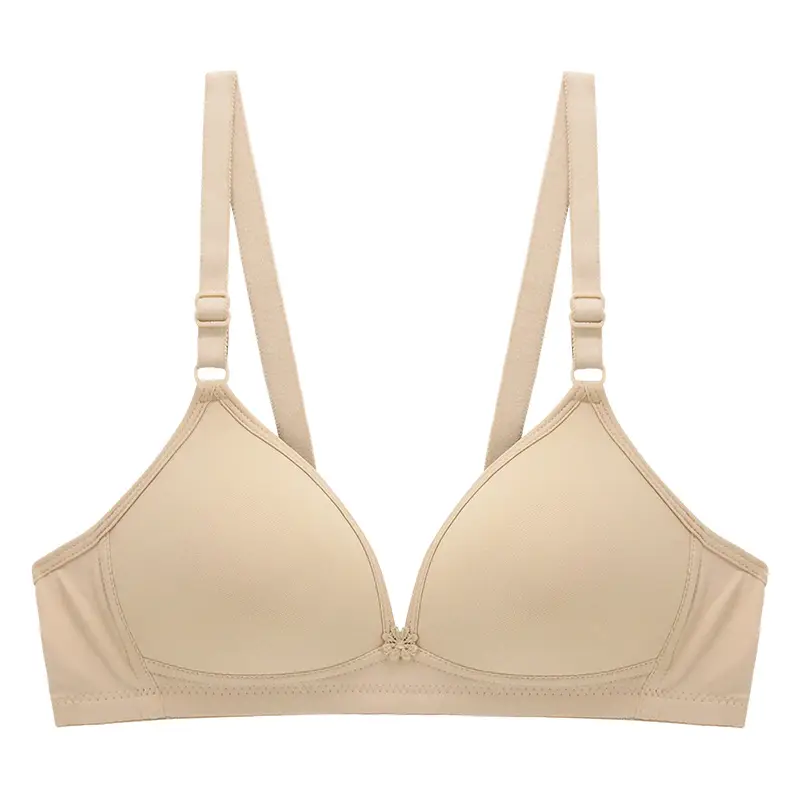Xuejilan Comfortable Push-Up Bra for Women with Small Busts, Wireless Bra, Japanese Style Lingerie, Non-Standard Bra