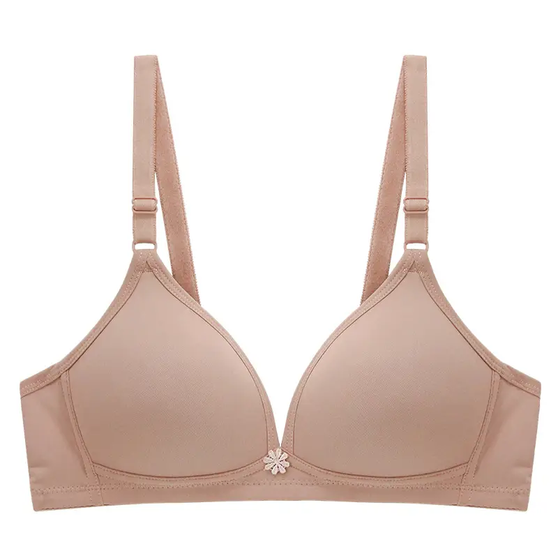 Xuejilan Comfortable Push-Up Bra for Women with Small Busts, Wireless Bra, Japanese Style Lingerie, Non-Standard Bra