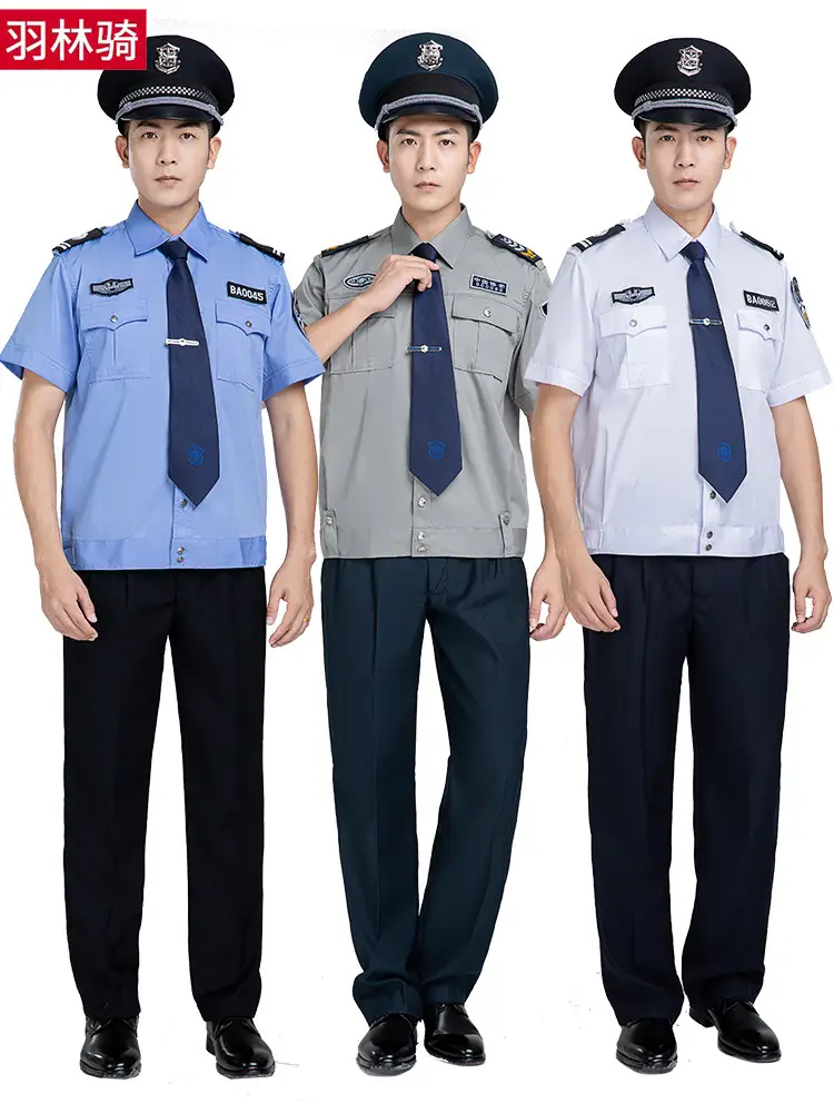 2011 Style Security Uniform Shirt Grey Blue Summer Duty - Image 32