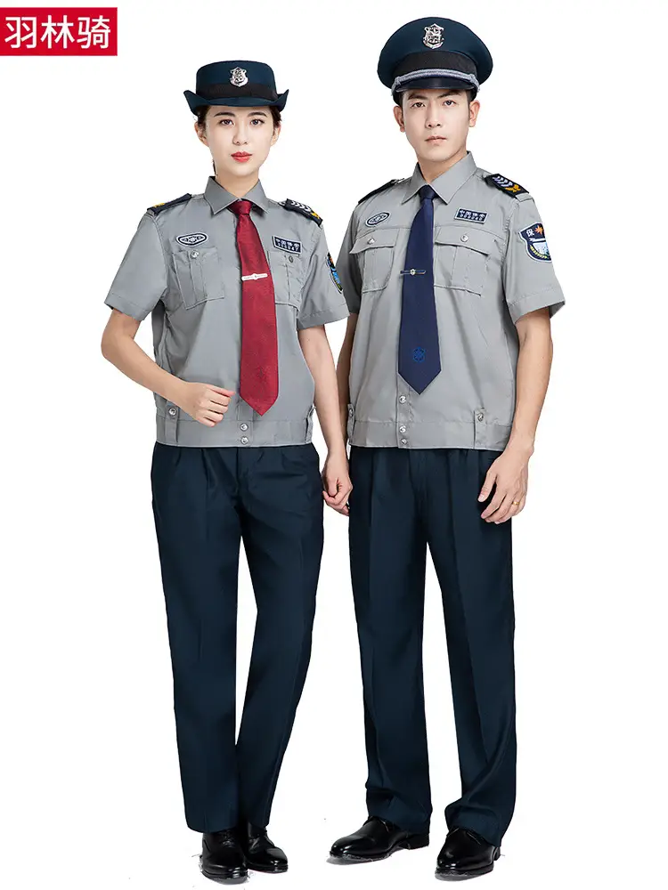 2011 Style Security Uniform Shirt Grey Blue Summer Duty - Image 33