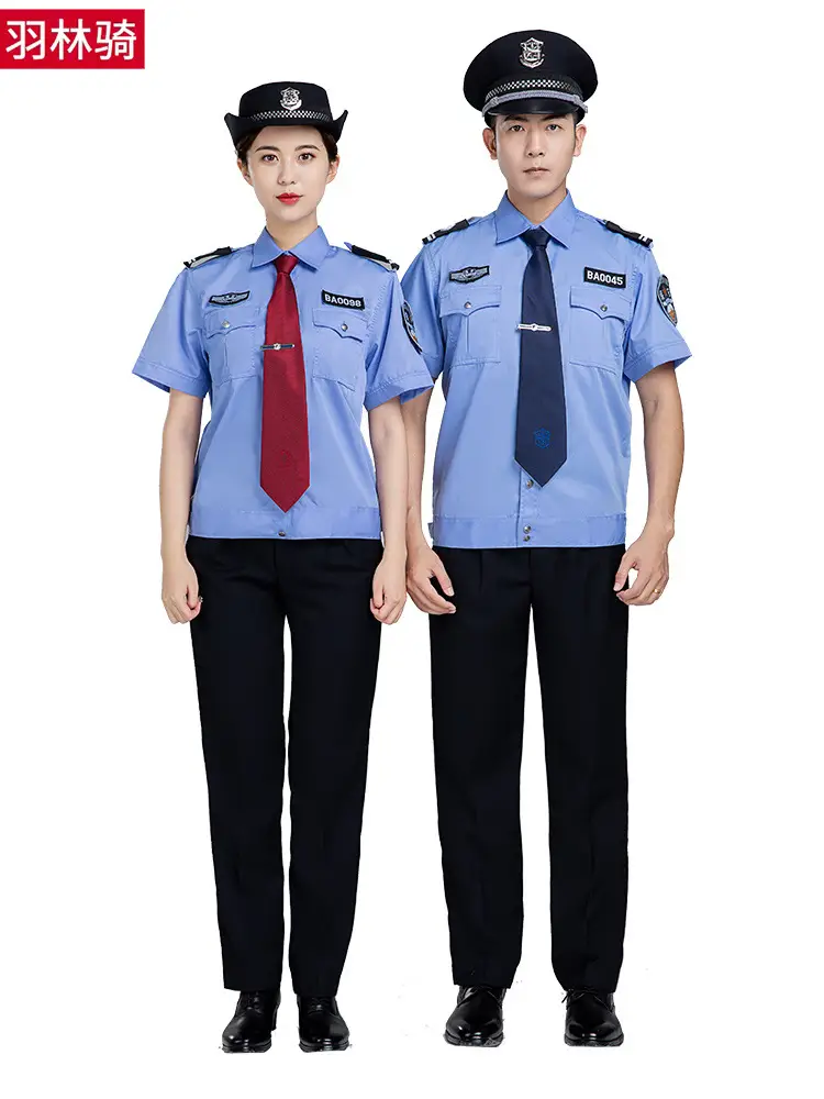 2011 Style Security Uniform Shirt Grey Blue Summer Duty - Image 34