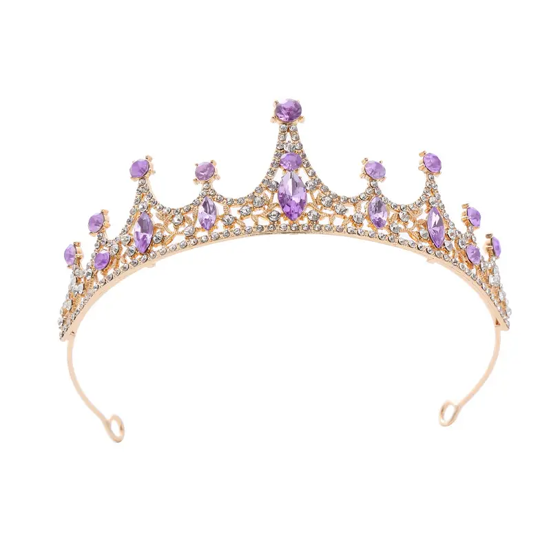 Cross-Border Bridal Crown with Rhinestones - Image 12