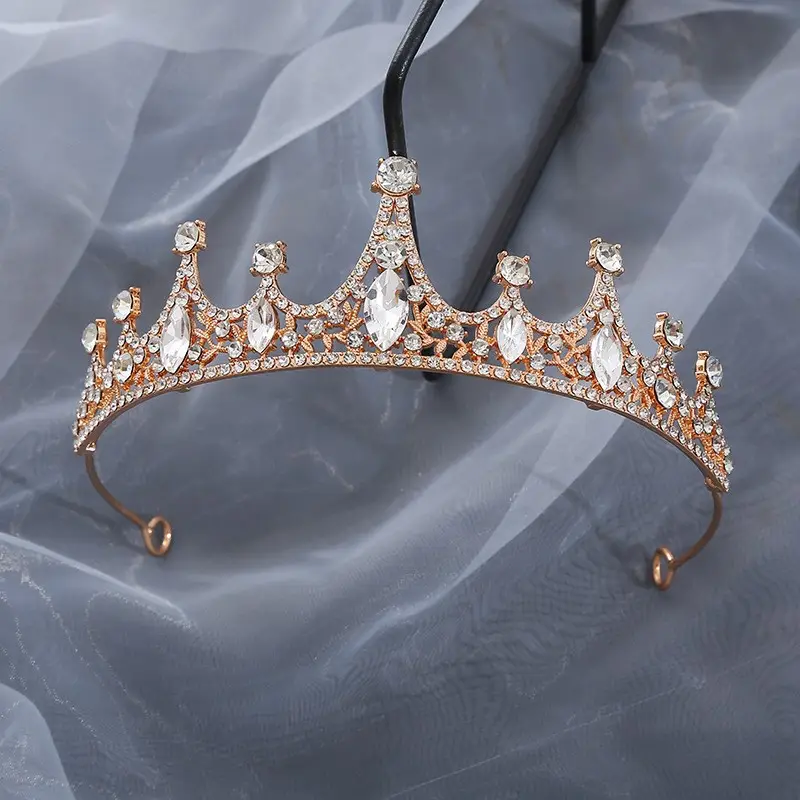 Cross-Border Bridal Crown with Rhinestones - Image 2