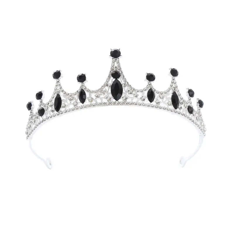 Cross-Border Bridal Crown with Rhinestones - Image 8