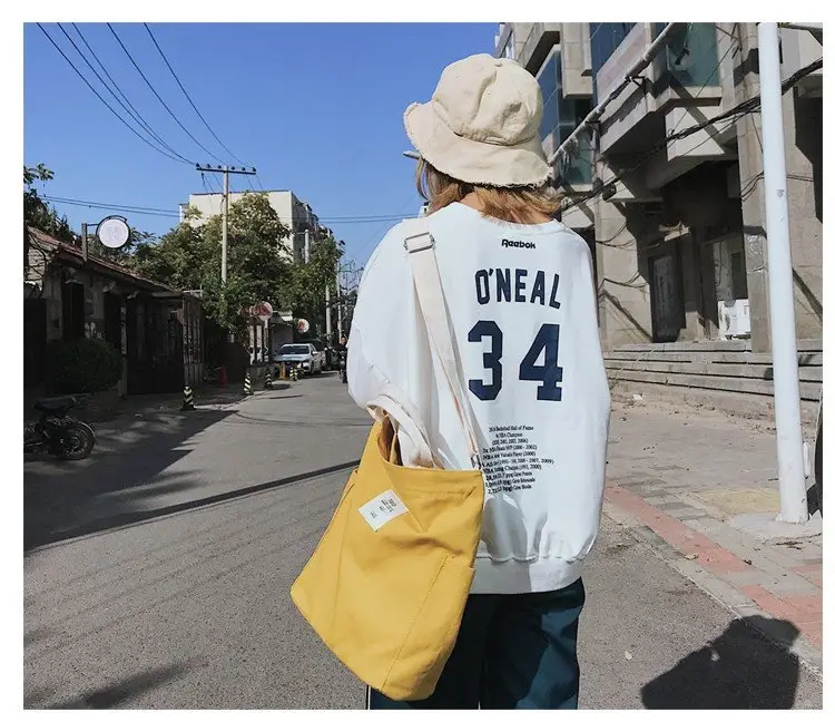 Japanese Style Crossbody Bag with Canvas Back — feature 10