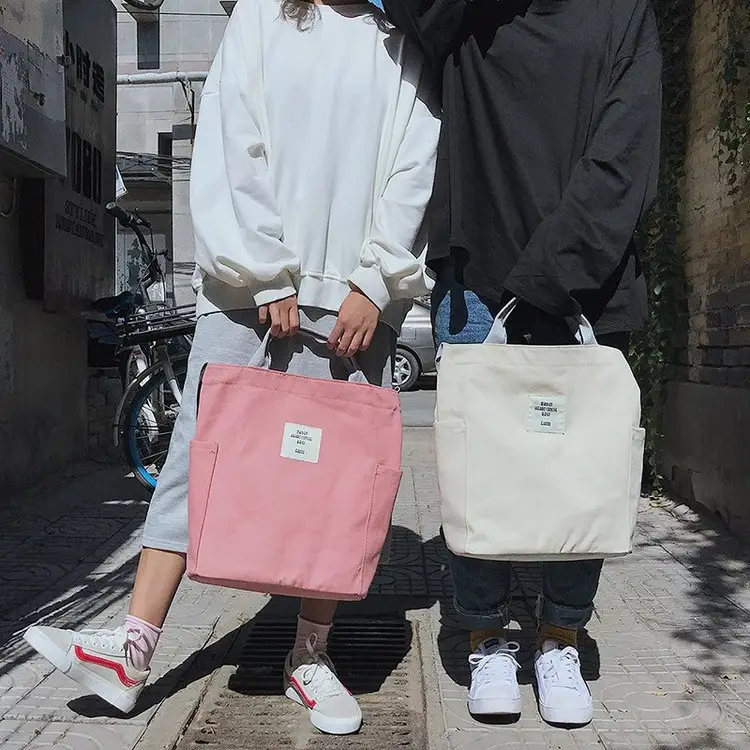 Japanese Style Crossbody Bag with Canvas Back — feature 100