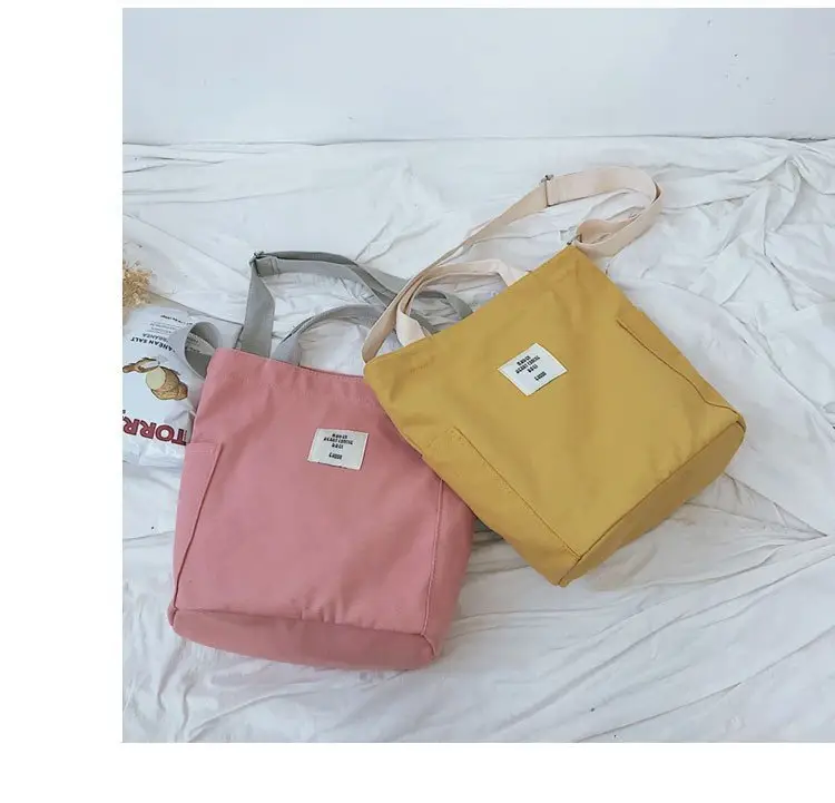 Japanese Style Crossbody Bag with Canvas Back — feature 113