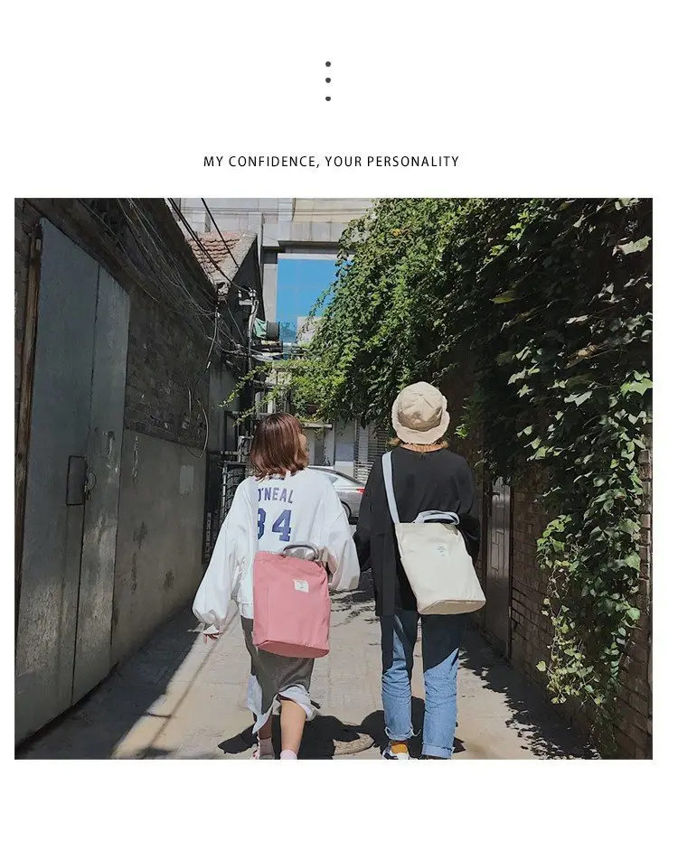 Japanese Style Crossbody Bag with Canvas Back — feature 22