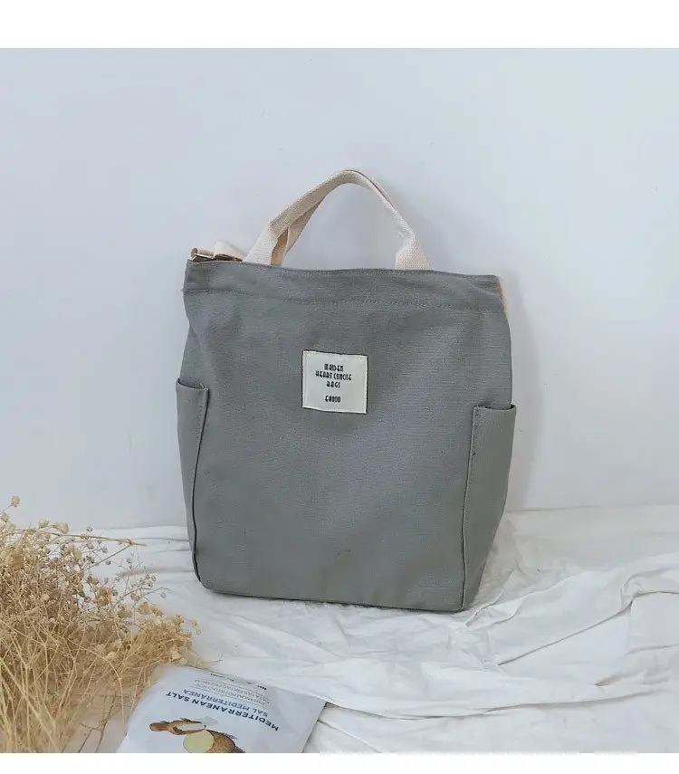 Japanese Style Crossbody Bag with Canvas Back — feature 39