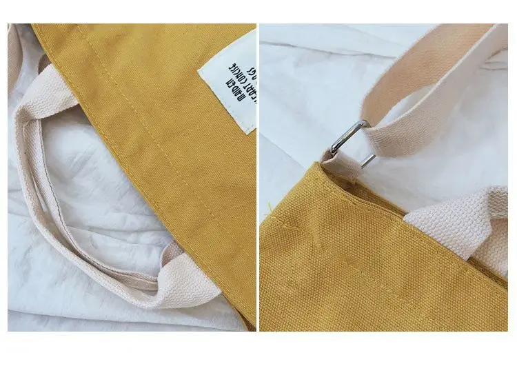 Japanese Style Crossbody Bag with Canvas Back — feature 42