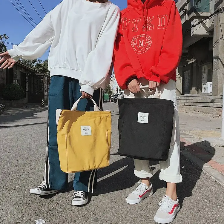 Japanese Style Crossbody Bag with Canvas Back — feature 48