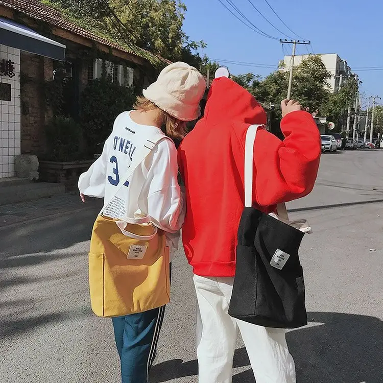 Japanese Style Crossbody Bag with Canvas Back — feature 59