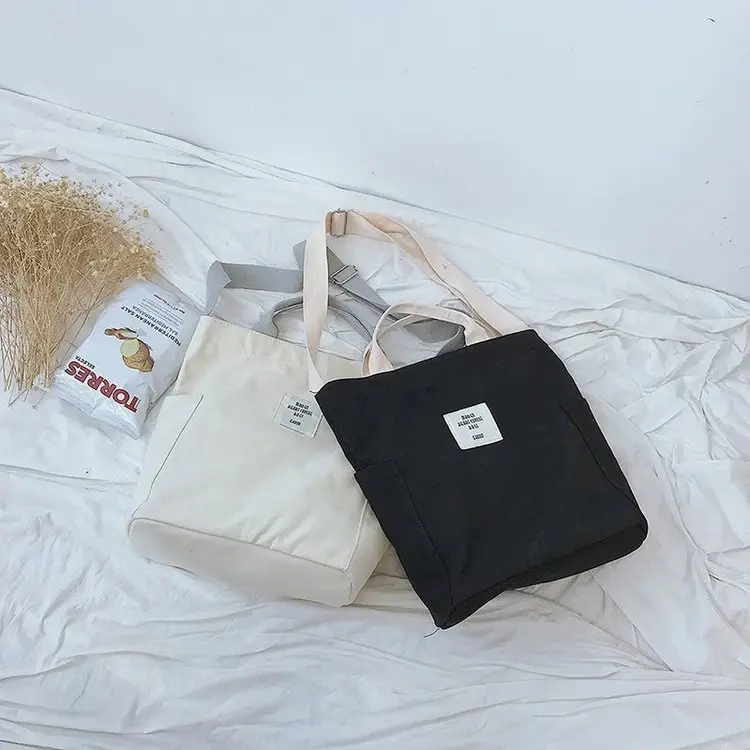Japanese Style Crossbody Bag with Canvas Back — feature 82