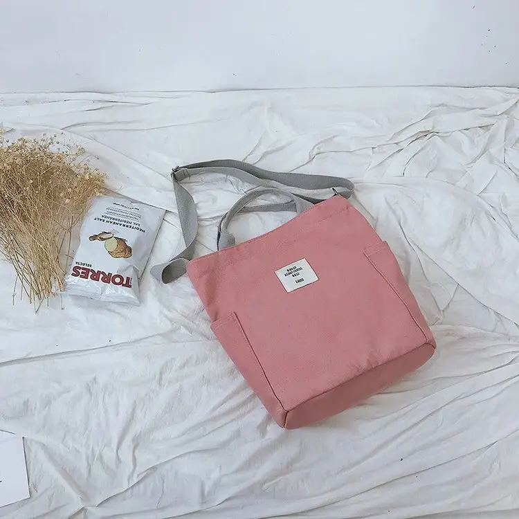 Japanese Style Crossbody Bag with Canvas Back — feature 83