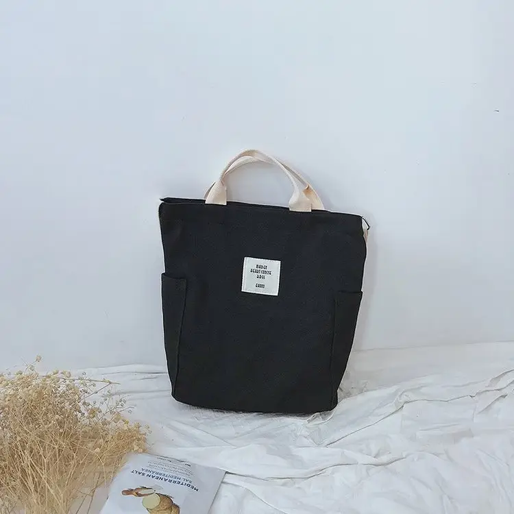 Japanese Style Crossbody Bag with Canvas Back — feature 87