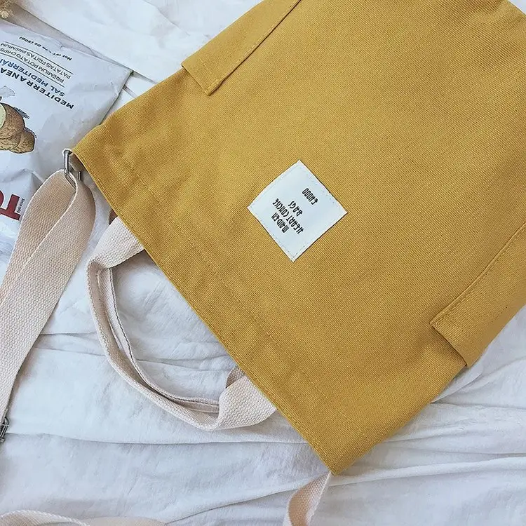 Japanese Style Crossbody Bag with Canvas Back — feature 88