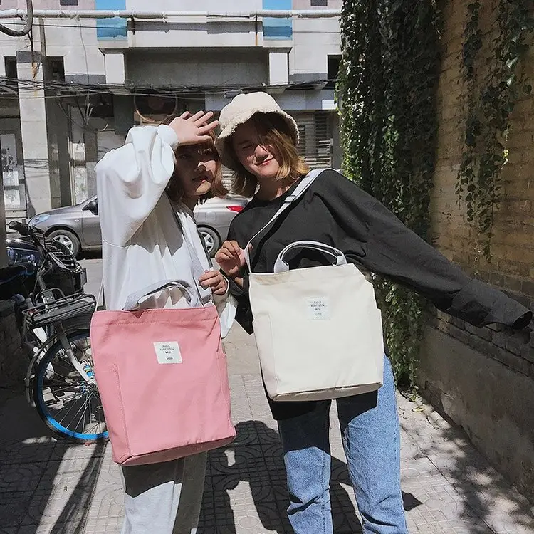 Japanese Style Crossbody Bag with Canvas Back — feature 95