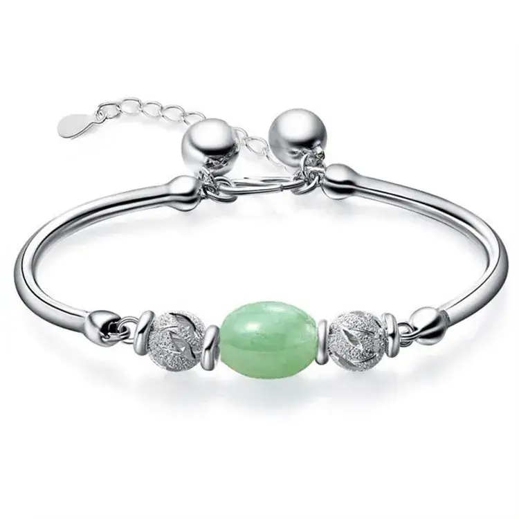 Red Agate Transfer Bead Bracelet for Women - Image 10