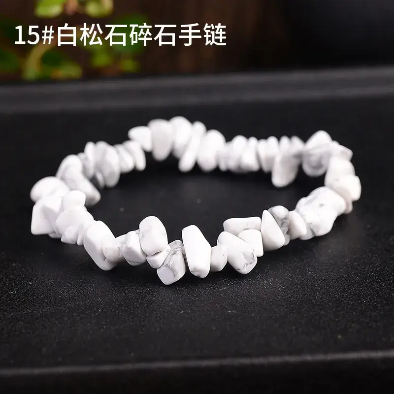 Pink Asymmetrical Crystal Bracelet for Men Women - Image 14