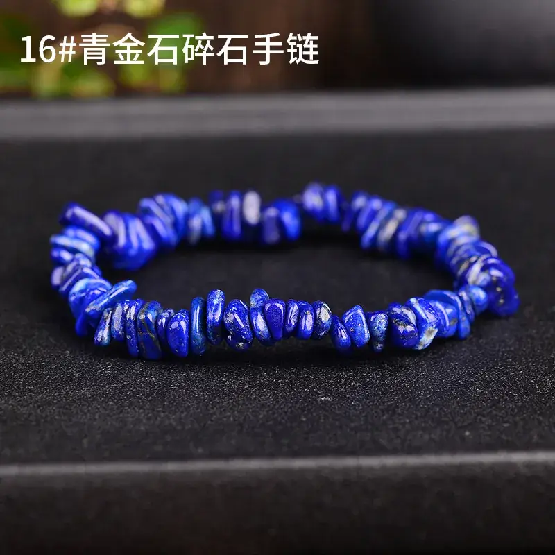 Pink Asymmetrical Crystal Bracelet for Men Women - Image 15