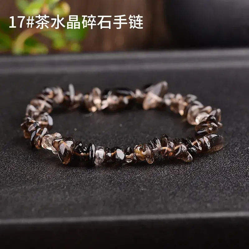 Pink Asymmetrical Crystal Bracelet for Men Women - Image 16