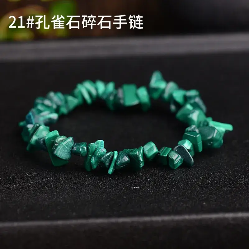 Pink Asymmetrical Crystal Bracelet for Men Women - Image 20