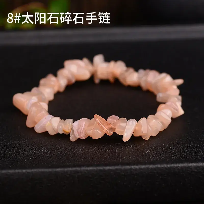 Pink Asymmetrical Crystal Bracelet for Men Women - Image 7