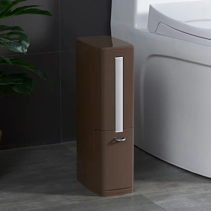 White Reusable Toilet Brush Set for Home & Office - Image 7