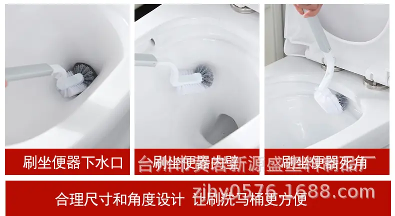 White Reusable Toilet Brush Set for Home & Office — feature 12
