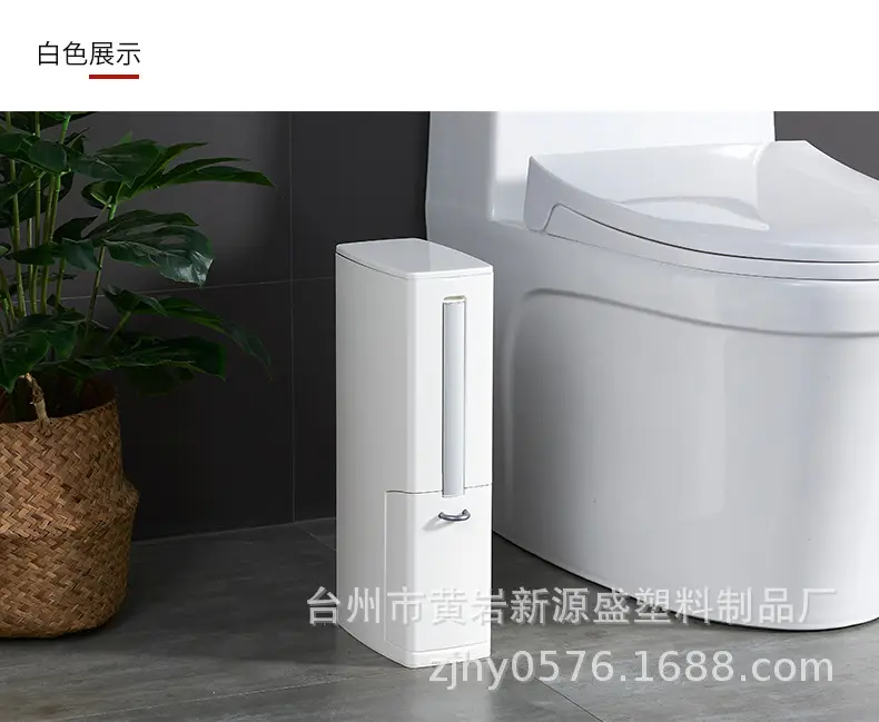 White Reusable Toilet Brush Set for Home & Office — feature 21