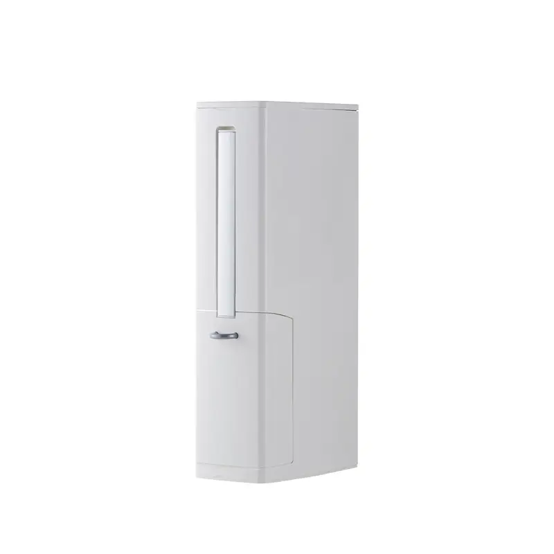 White Reusable Toilet Brush Set for Home & Office - Image 2