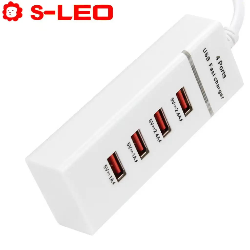 USB 4U4 5V2A Universal Travel Charger