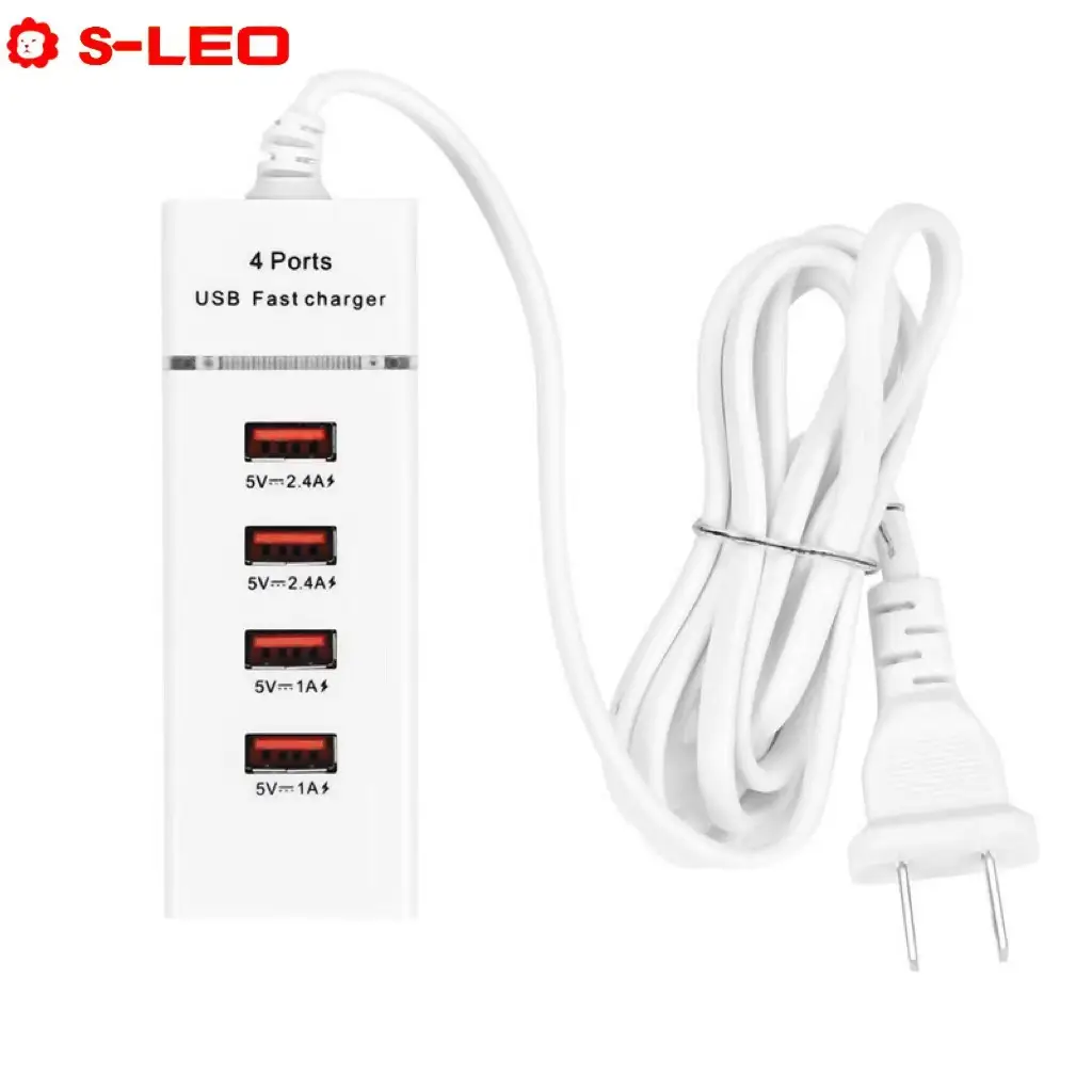 USB 4U4 5V2A Universal Travel Charger