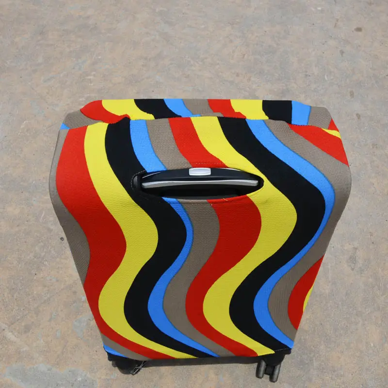 Colorful Wave Point 18-28" Suitcase Cover