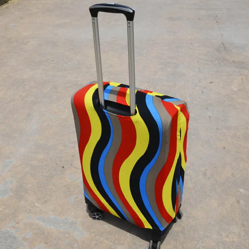 Colorful Wave Point 18-28" Suitcase Cover