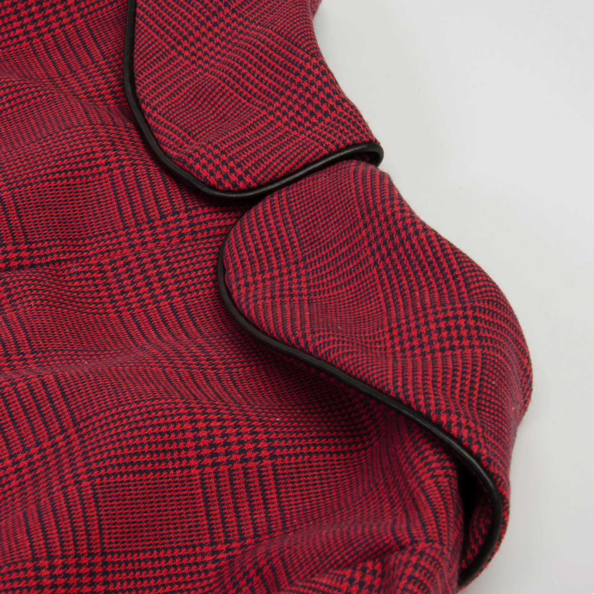 Maroon A-Line Skirt Doll Collar Dress — feature 10